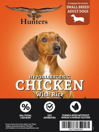 hunters small breed chicken dog food