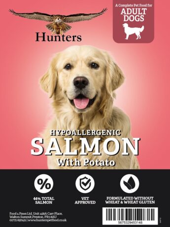 hunters salmon and potato dog food