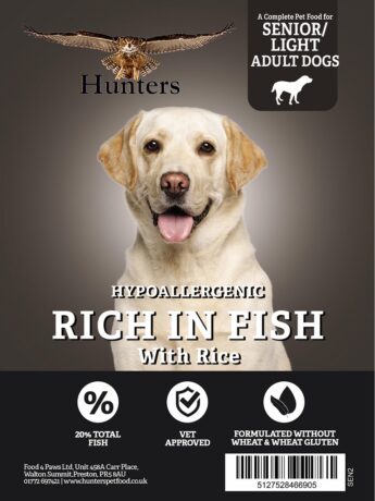 hunters senior/light dog food